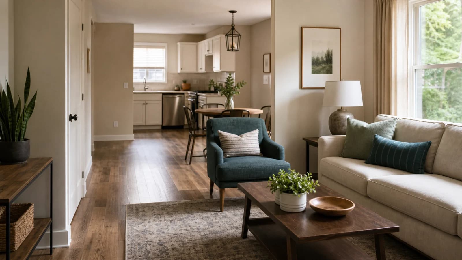 Guest-ready property interior